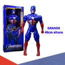 Boneco Personagem Super Herói Brinquedo Articulável Menino 30cm Caixa Dia Das Crianças Brincar Presente Aniversário