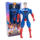 Boneco Personagem Super Herói Brinquedo Articulável Menino 30cm Caixa Dia Das Crianças Brincar Presente Aniversário