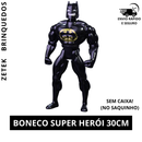 Boneco Personagem Super Herói Brinquedo Articulável Menino 30cm Caixa Dia Das Crianças Brincar Presente Aniversário