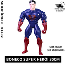 Boneco Personagem Super Herói Brinquedo Articulável Menino 30cm Caixa Dia Das Crianças Brincar Presente Aniversário