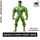 Boneco Personagem Super Herói Brinquedo Articulável Menino 30cm Caixa Dia Das Crianças Brincar Presente Aniversário