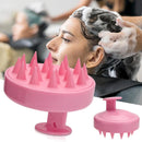 Escova de Shampoo de Silicone Premium — Massagem, Limpeza e Cabelos Mais Fortes