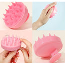 Escova de Shampoo de Silicone Premium — Massagem, Limpeza e Cabelos Mais Fortes