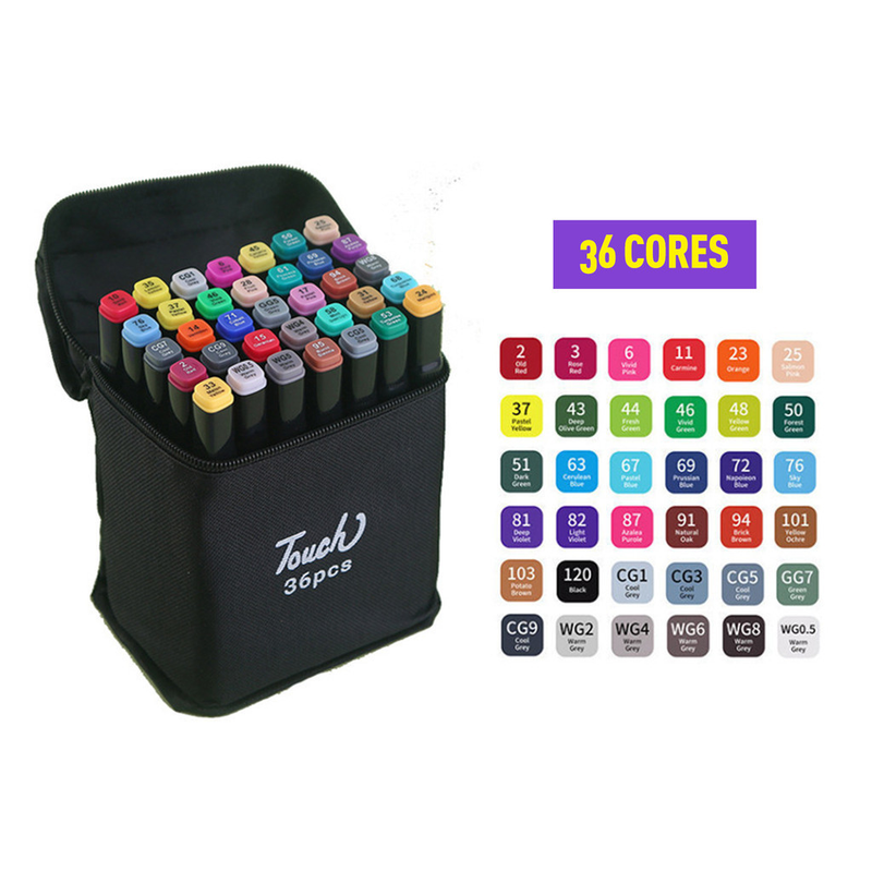 100/120/168 peças conjunto de canetas hidrográficas duplas especializadas para pintura