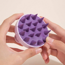 Escova De Shampoo De Silicone Para Massagem No Couro Cabeludo-E Banho , Itens Essenciais Cuidados Com Os Cabelos